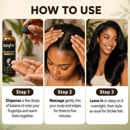 How to use Elevana Batana Oil in 3 steps
